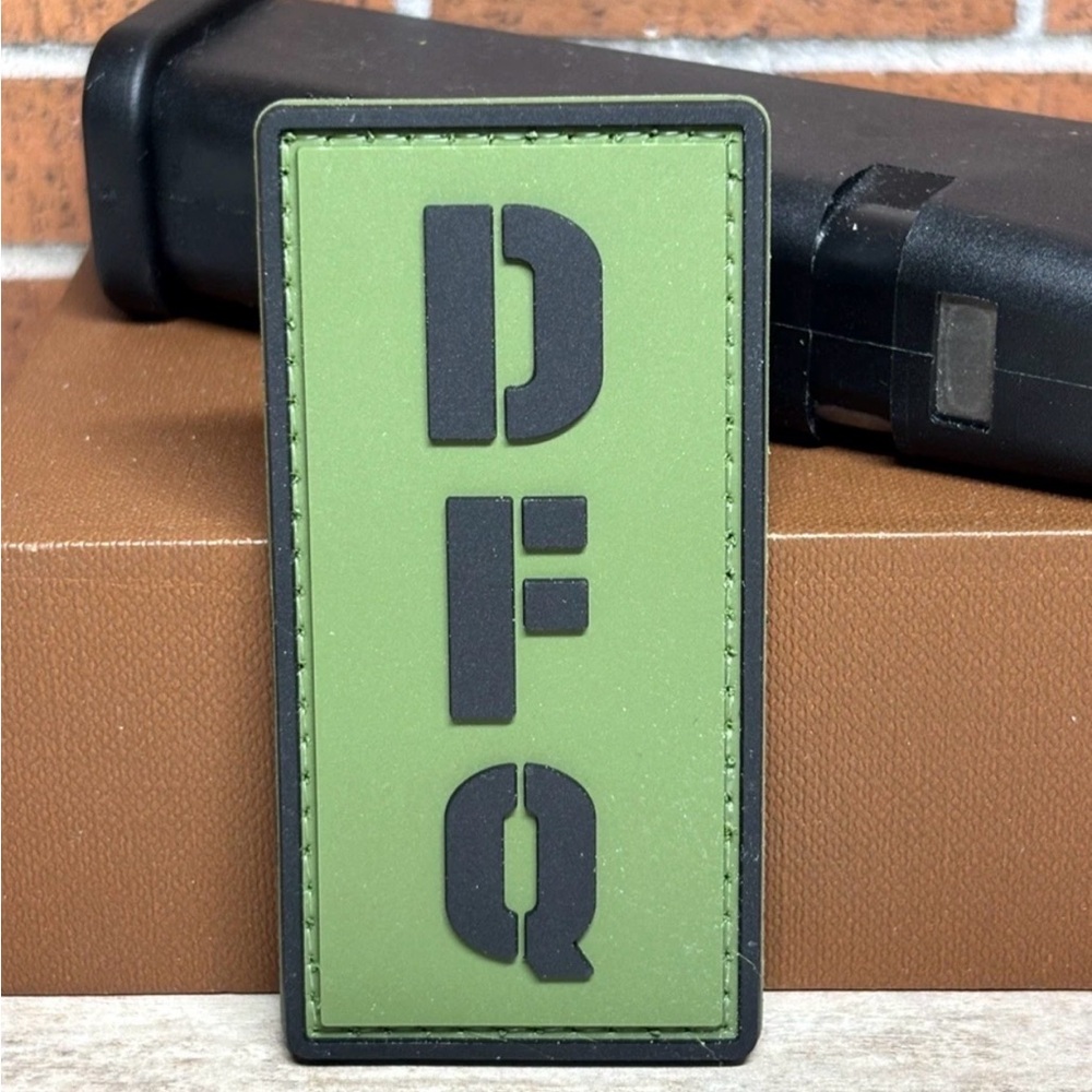 PVC Tactical Morale Patch - DFQ Patch, Don't F*cking Quit Patch - War Machine
